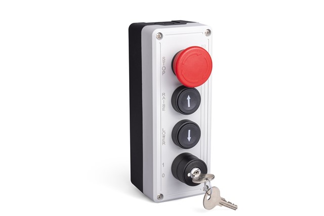 PY Series Plastic 4 Holes CP200E + 2*CP102DHOY + CP100AA20 Grey-Black Control Box